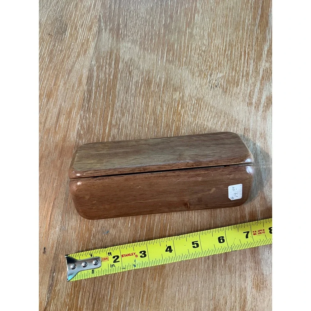 Vintage Wooden Pen Pencil‎ Case Box Holder Storage Organizer Desk Accessory